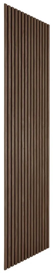 Akusztikus panel, fa furnér, dió, dió hatású 240x60x2,2 cm