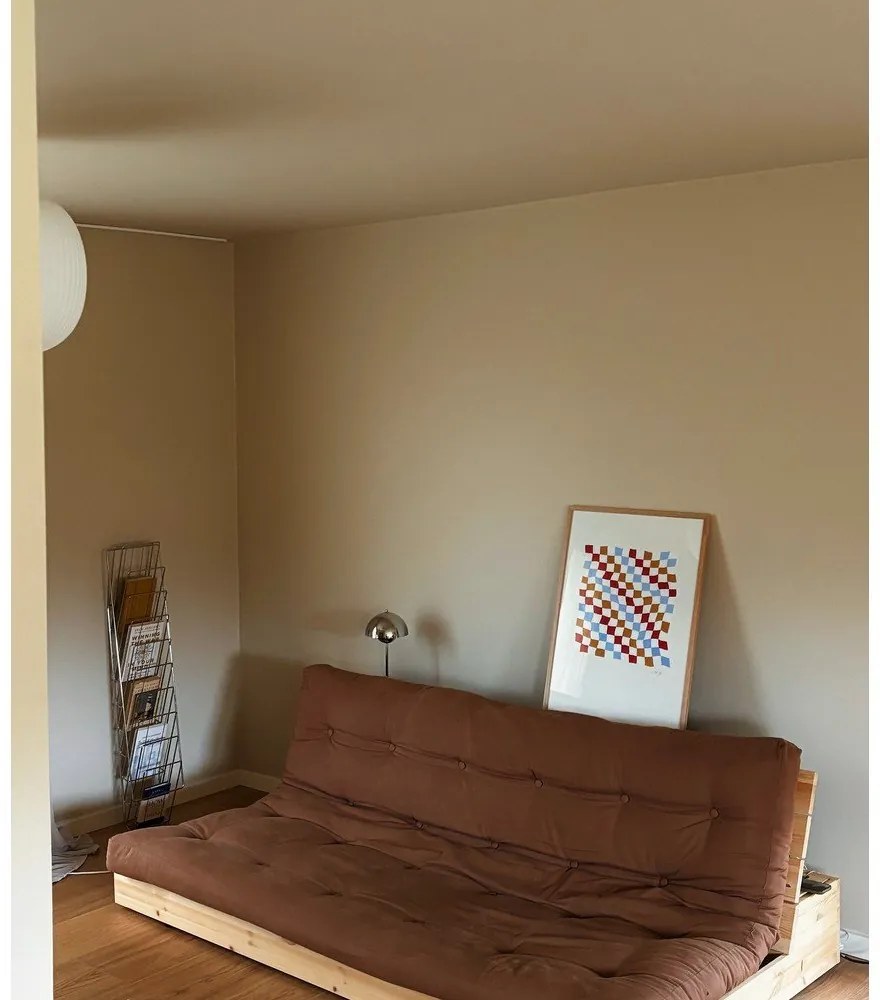 Téglavörös kinyitható kanapé 196 cm Base – Karup Design