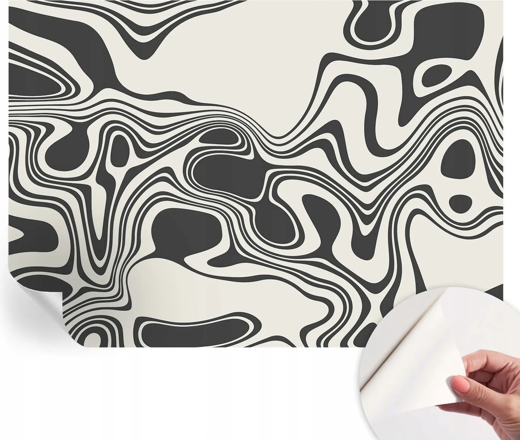 Design fali fotótapéta Öntapadós Dinamikus vonalak 208x146 cm