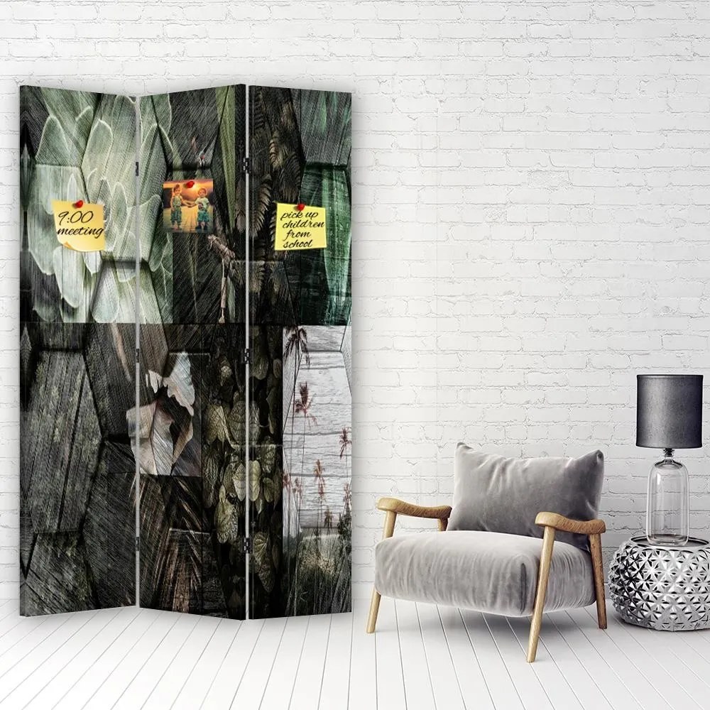 Gario Paraván Diszkrét minta Méret: 180 x 170 cm, Kivitelezés: Klasszikus paraván