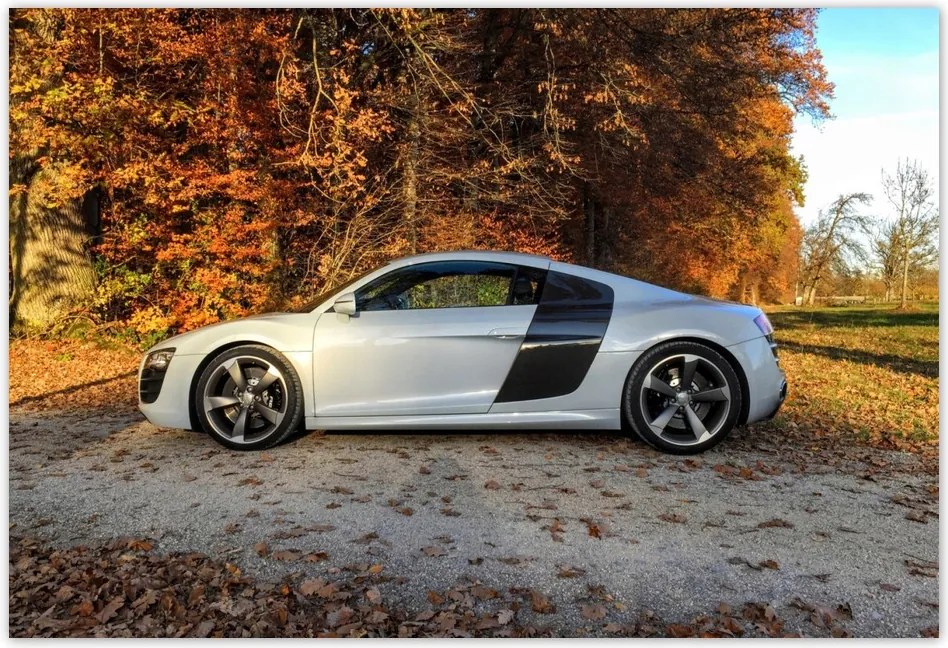 Poszterek 185x125 Fehér Audi Tt