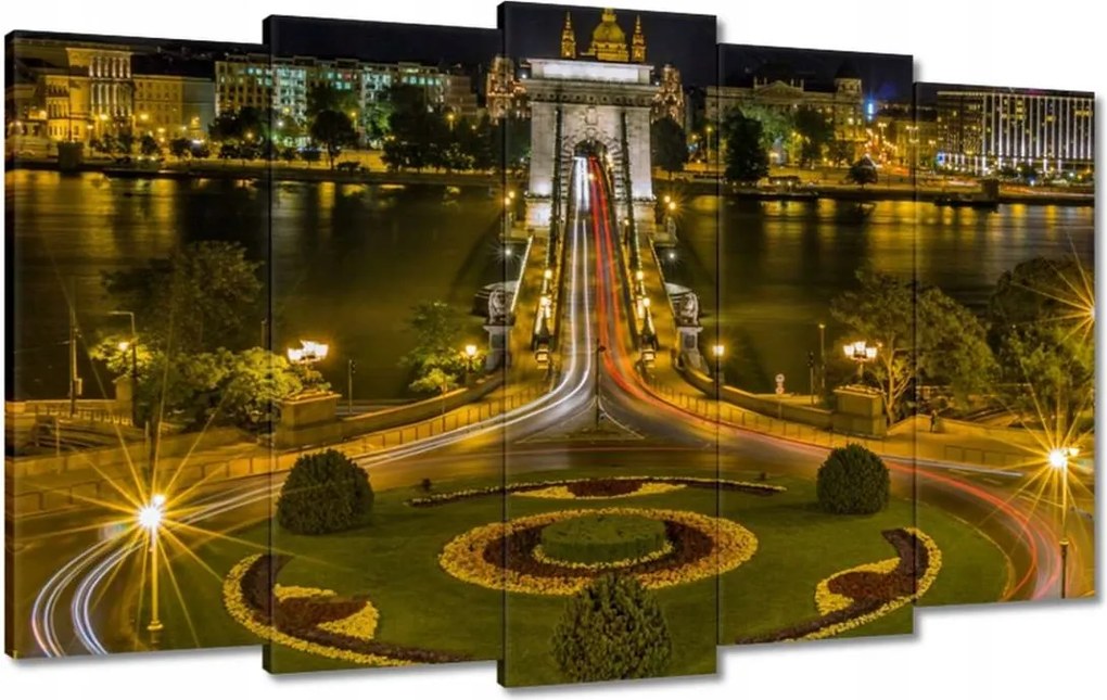 Festmények 100x60 Lánchíd Tájkép