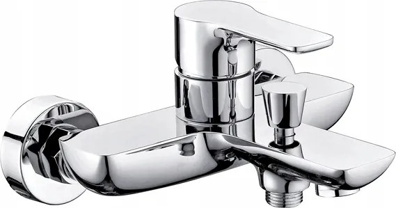 Stílusos Kádtöltő Csaptelep Oxalia krómozott kivitelben