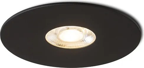 RENDL SPRAY 11 süllyesztett lámpa fekete 230V LED 9W 24° 3000K