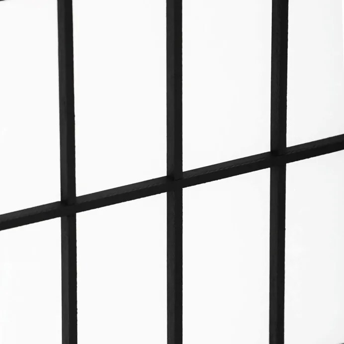 Fekete Tömörfa Paraván. EF-E803 BK