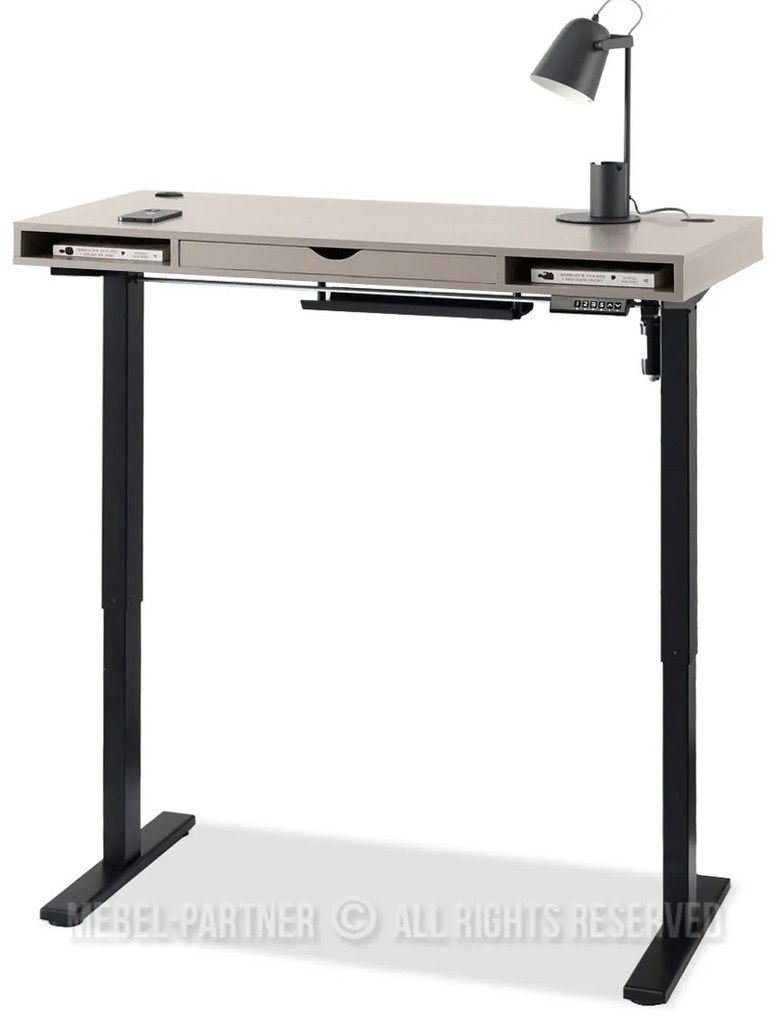 PC asztal Osto 120 (bézs + fehér). 1109824