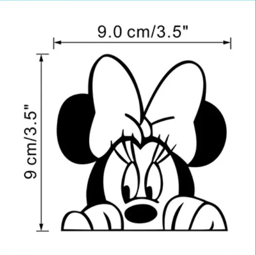 PIPPER | Matrica kapcsolóra "Minnie" 9x9cm