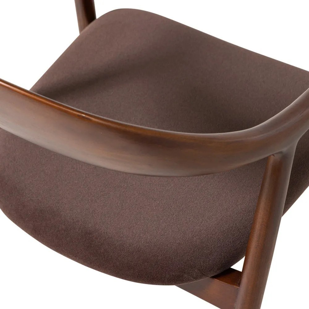 Barna bükkfa karfás étkezőszék Bran – WOOOD