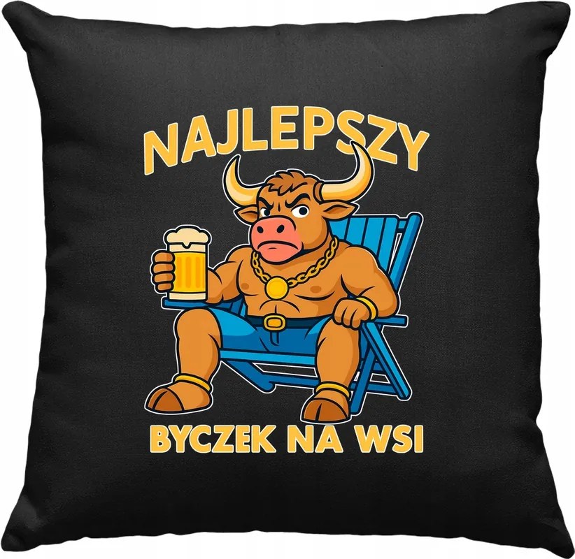 Bika fejpárna vidéken, fekete