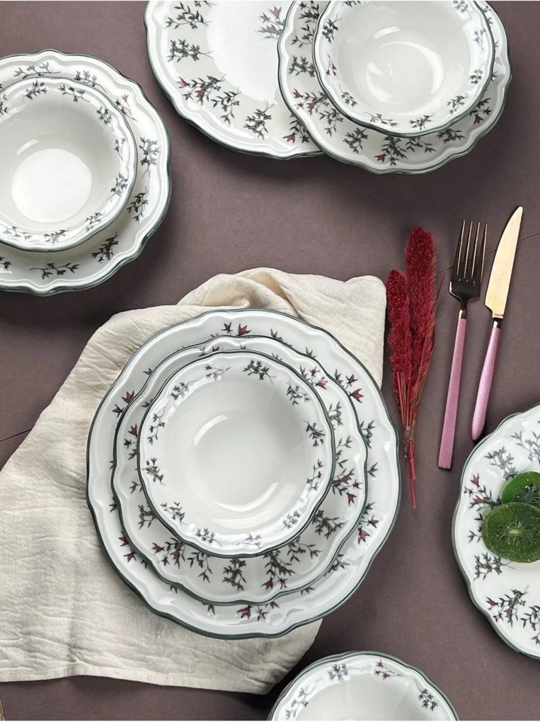 24 részes porcelán étkészlet