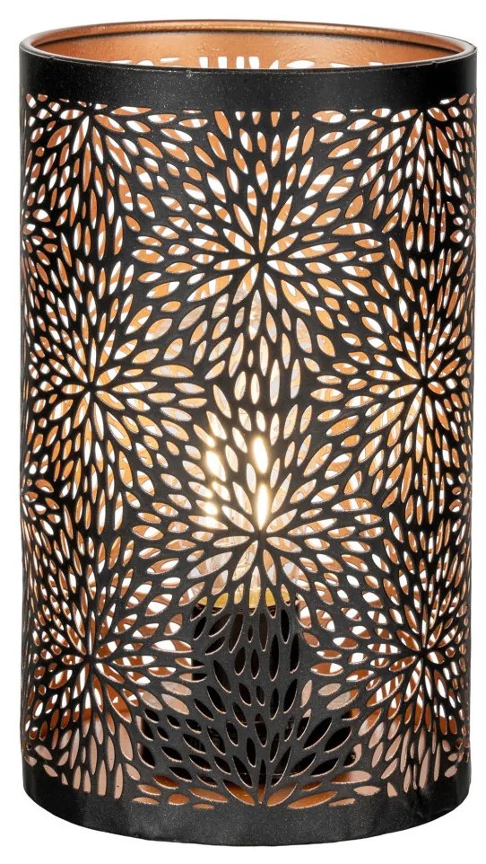 Nata dekorációs LED lámpások, fekete/réz, 60 darabos készlet