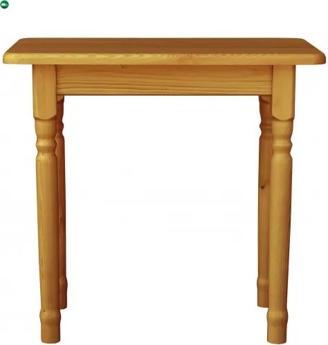Étkezőasztal faragott lábbal 60x50 éger