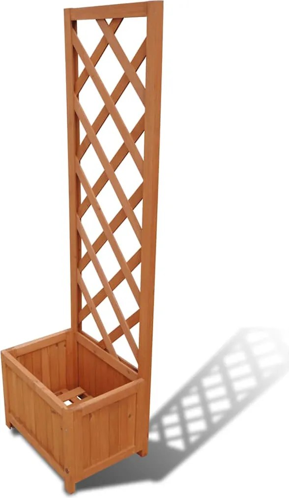 vidaXL Rácsos ültető 40 x 30 x 135 cm