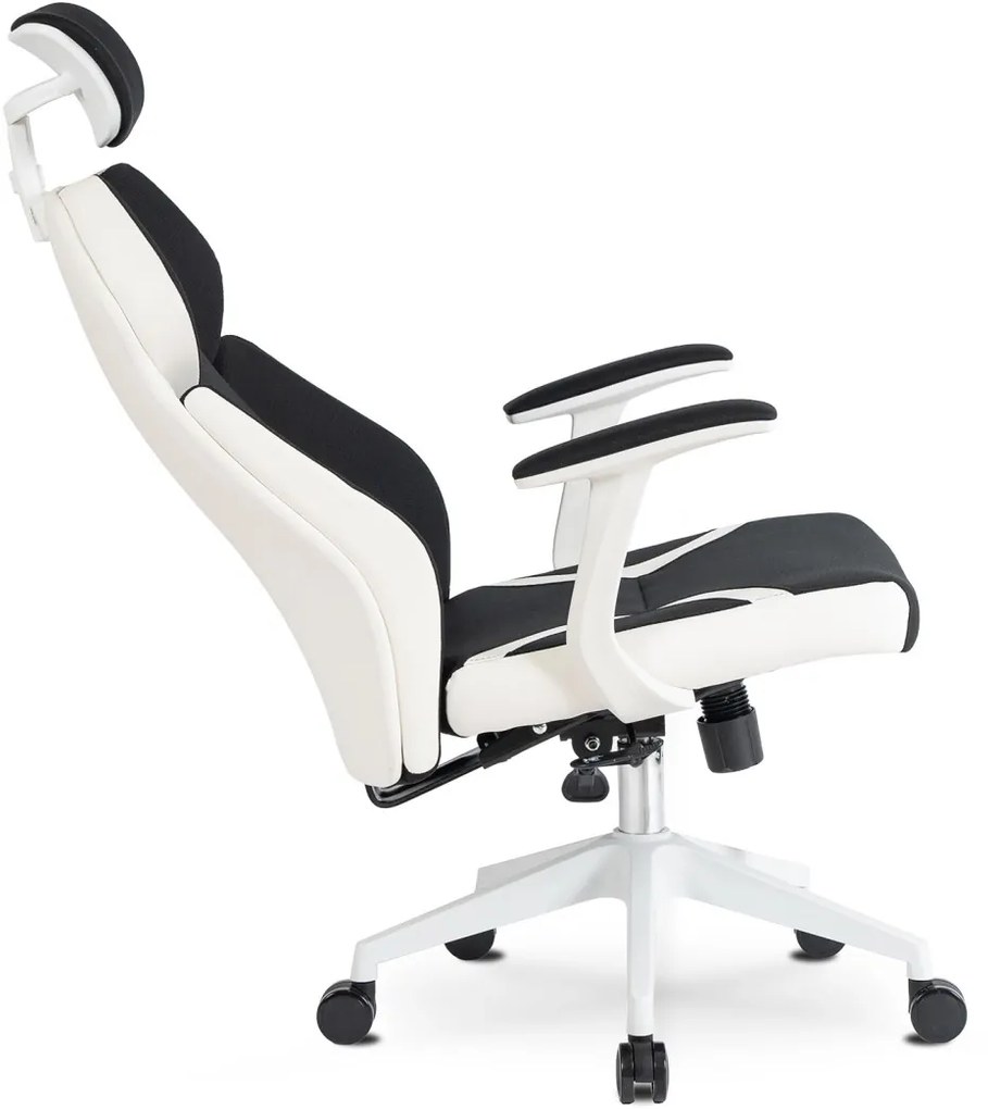 Irodai Forgószék Fekete/Fehér Színben. DUNCAN