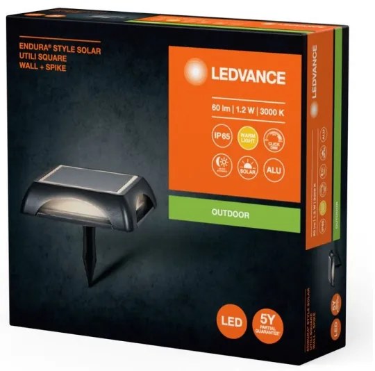 Ledvance - LED Napelemes lámpa ENDURA STYLE SOLAR LED/1,2W/3,7V IP65