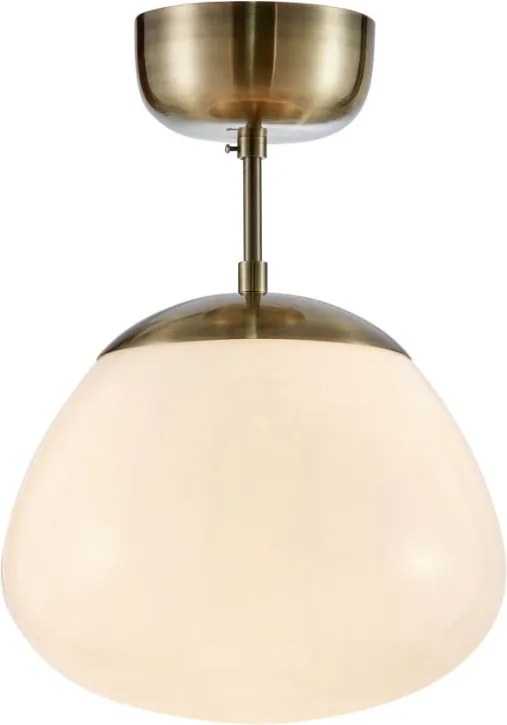 MARKSLÖJD 108544 RISE Glamour Mennyezeti Lámpa Fehér, Sárgaréz E27 IP20