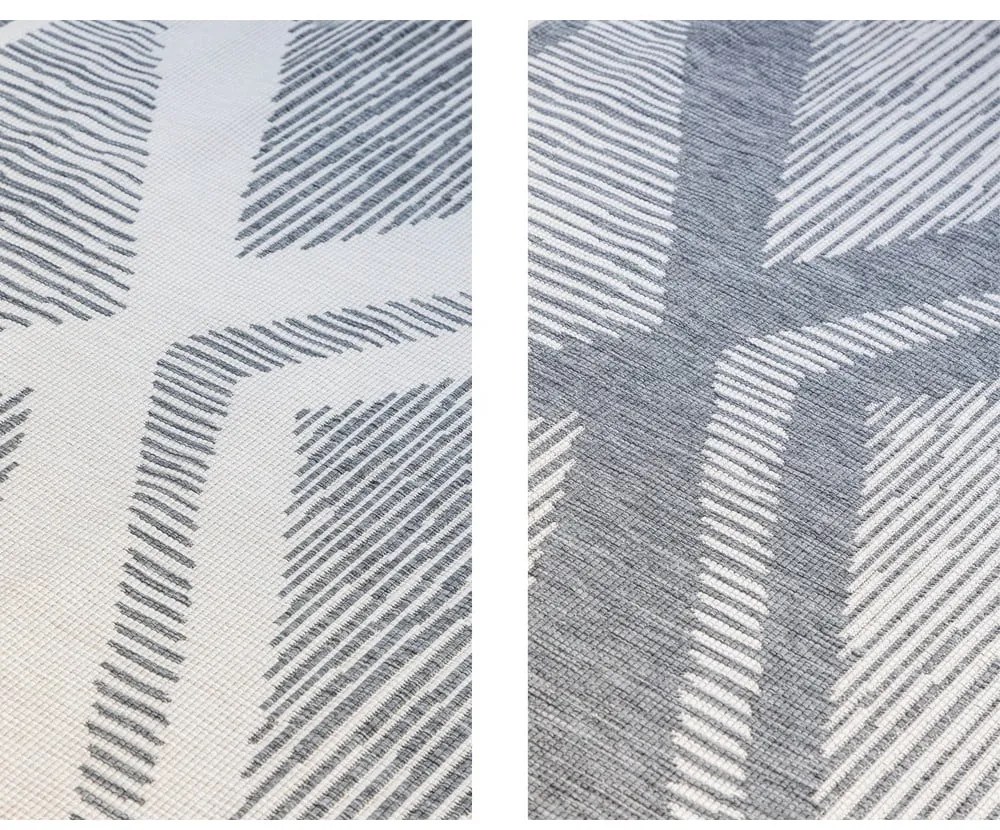 Szürke-krémszínű kültéri szőnyeg 80x150 cm Gemini – Elle Decoration