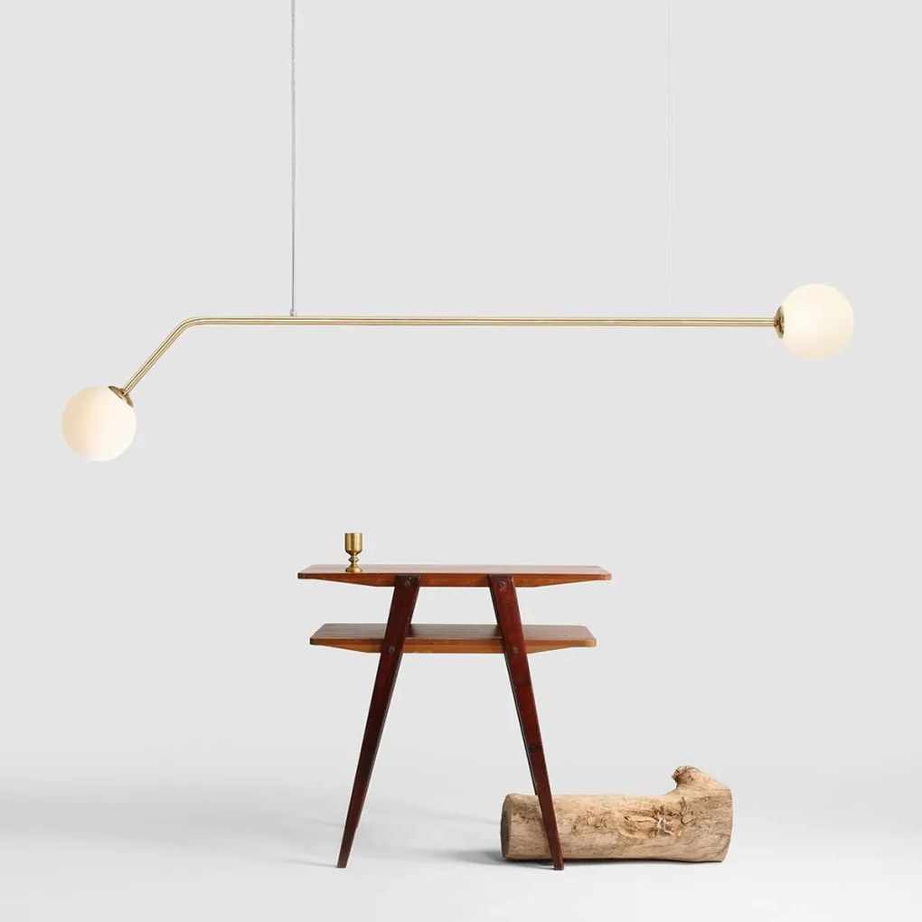 ALDEX 1064H30 PURE Modern Függesztett Lámpa Fehér, Arany E14 IP20