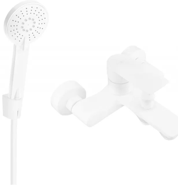 Mexen Royo kádcsap zuhanygarnitúrával R40, fehér - 7223R40-20