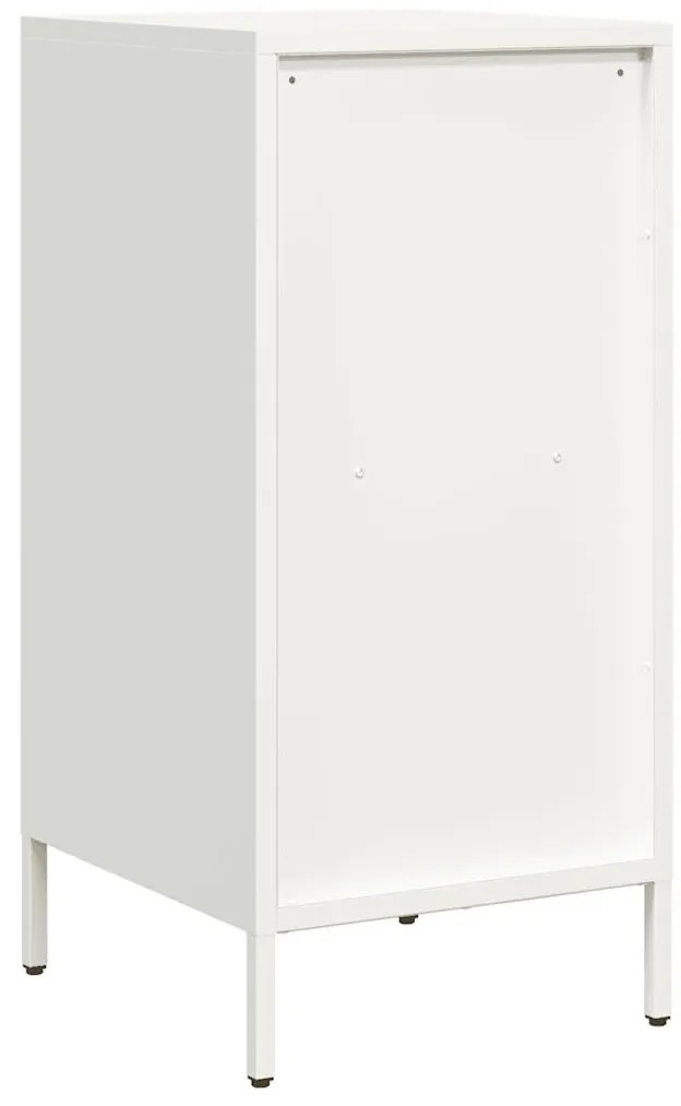 fehér hidegen hengerelt acél tálalószekrény 35x39x73,5 cm