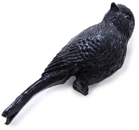 Virágcserép dekoráció KOLIBRÍK fekete