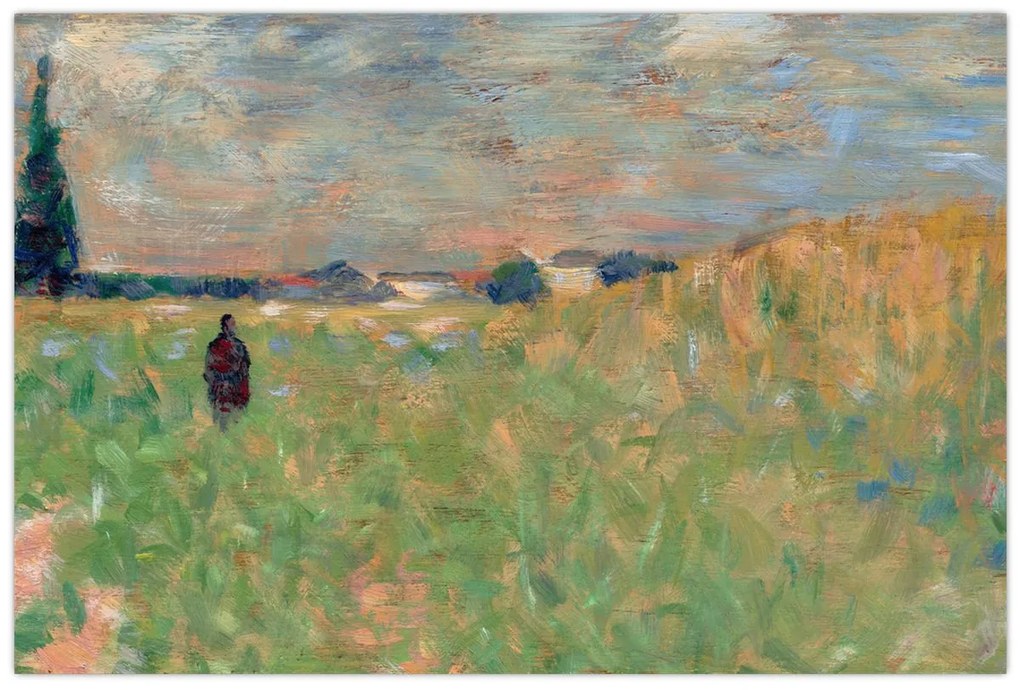 Kép - Georges Seurat, A Summer Landscape, reprodukciók (90x60 cm)