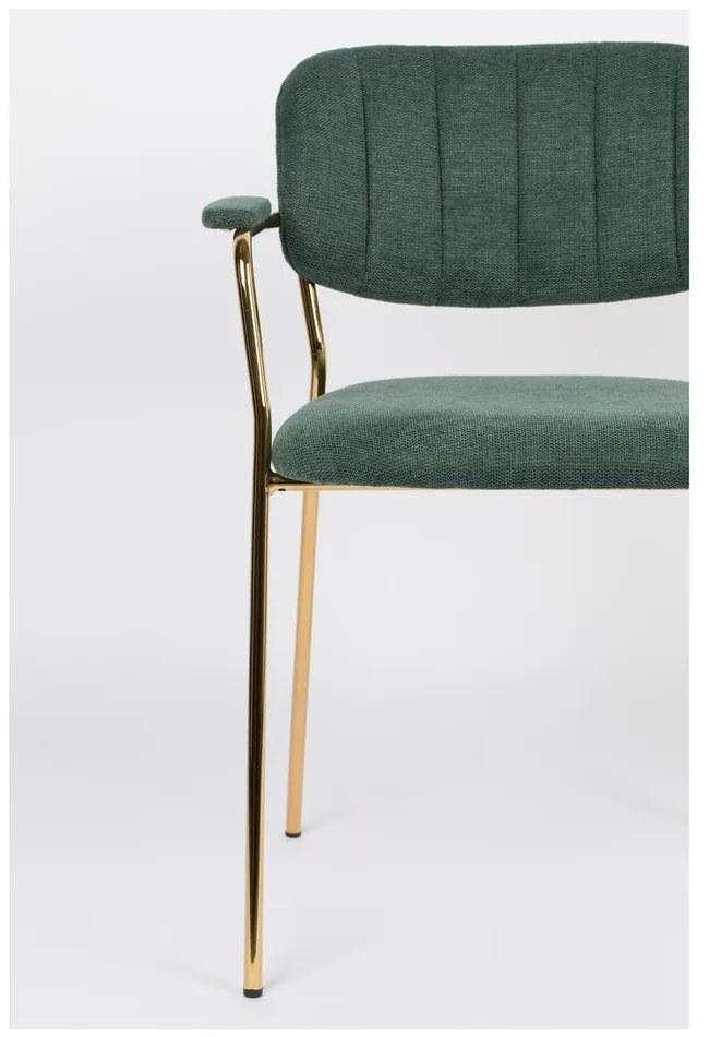 Sötétzöld étkezőszék szett 2 db-os Jolien – White Label