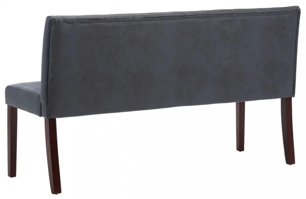 szürke művelúr pad 148,5 cm