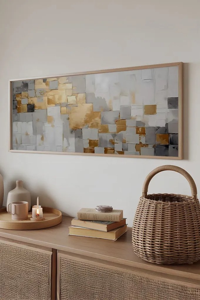 Artsmdfyty17-50120 keretezett MDF falikép, 50 x 120 cm