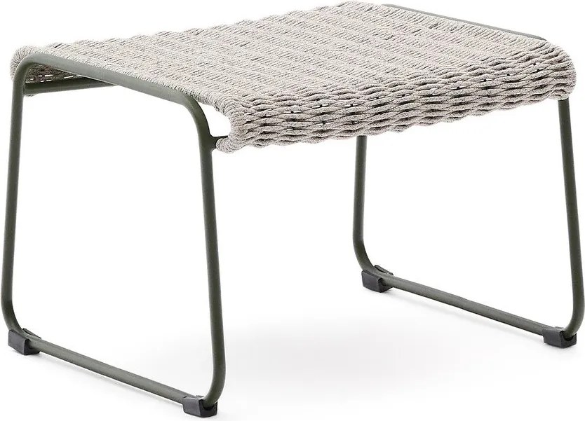 Szürkészöld kerti puff Maurina – Kave Home