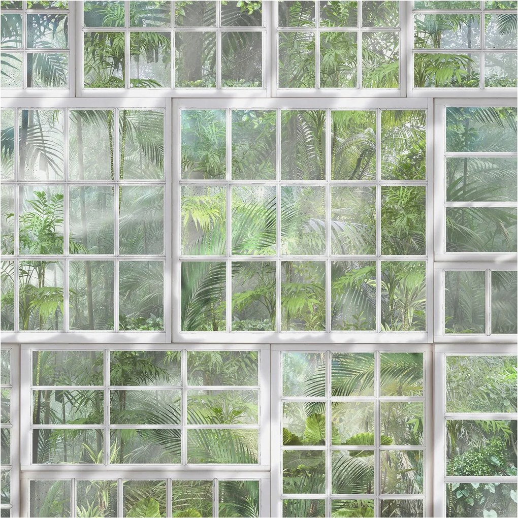 Flizelin fotótapéta Flizelin Design Zöld erdő 250x250 Ragasztó