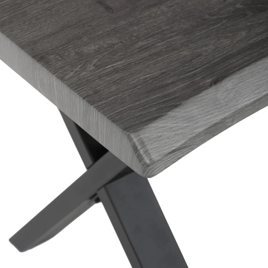 CT-F4312 GREY szürke MDF dohányzóasztal 60 × 120 cm