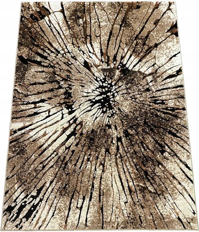 Szőnyeg 160x220 Modern Bézs Hálószoba Nappali Vastag Kiváló Minőségű