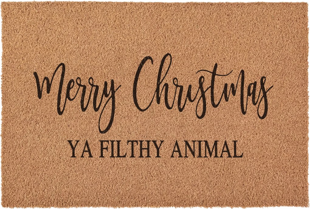 Lábtörlő Merry Christmas Boldog Karácsonyt Kókusz 60x40