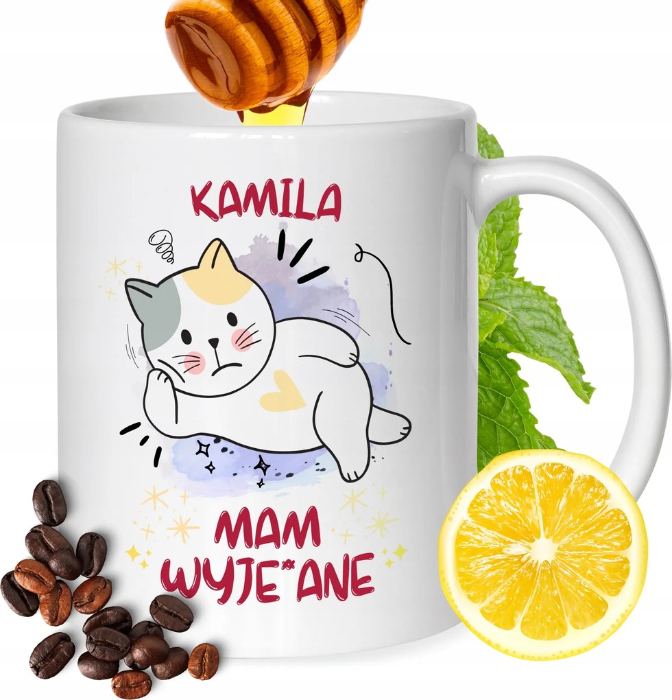 Bögre Kamilla Barátnőknek Ajándék Nyomtatott Fehér 330ml