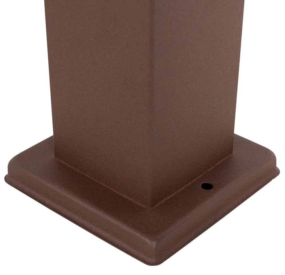 Kültéri lámpa rozsdabarna 80 cm aljzattal IP44 - Malios