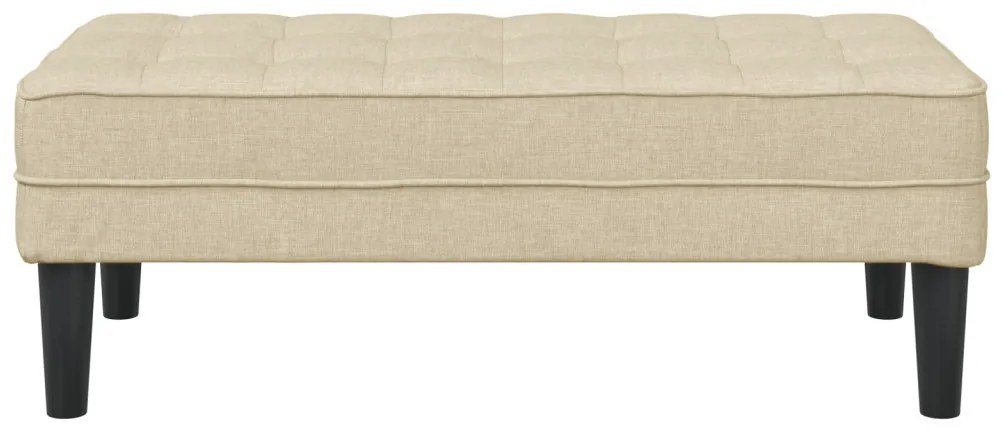 Kárpitozott pad Krém 113x57x39 cm