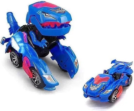 Zaparkorun DYNOCAR autóvá alakítható dinoszaurusz LED-del - Kék