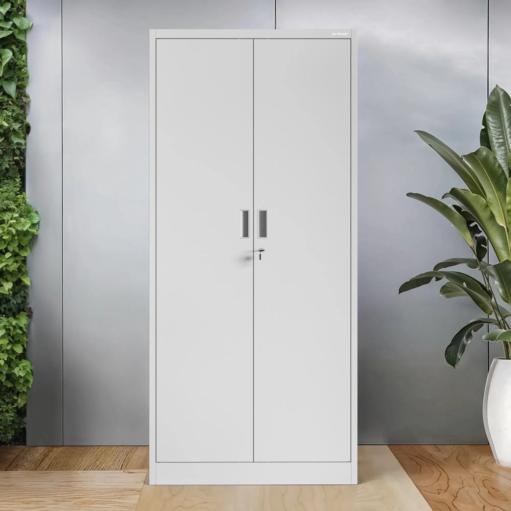 Irodai iratszekrény 4 polccal, szürke, 1750x800x400 mm: JAN