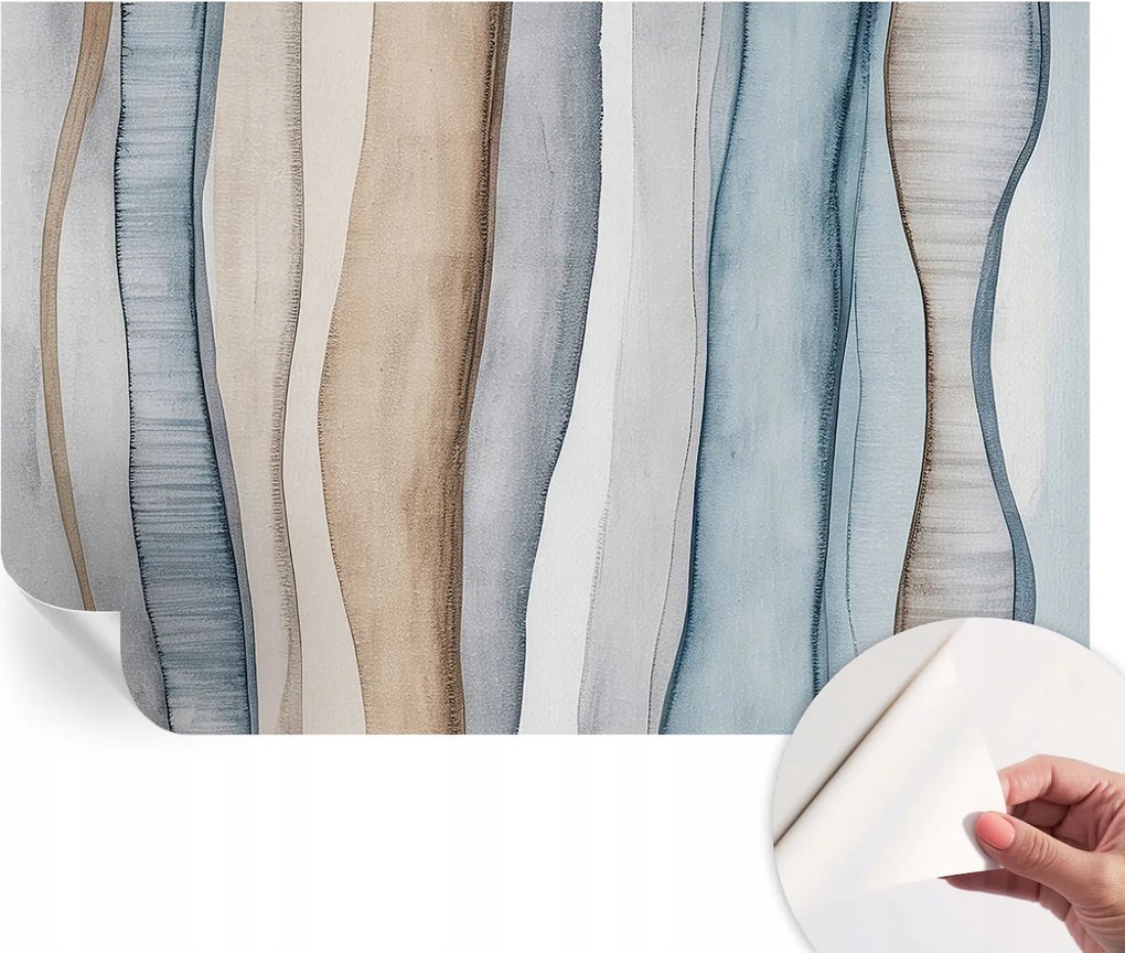 Dekoratív Öntapadós Tapéta Divatos Minták Absztrakt csíkok 104x70 cm