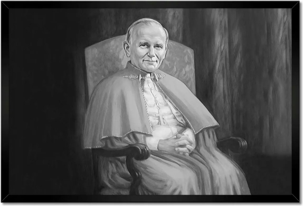Poszterek keretben 60x40 II. János Pál pápa 2