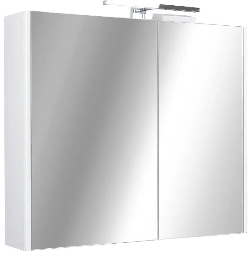 TMP SHARP Tükrös fürdőszobai szekrény LED világítással - 75 cm