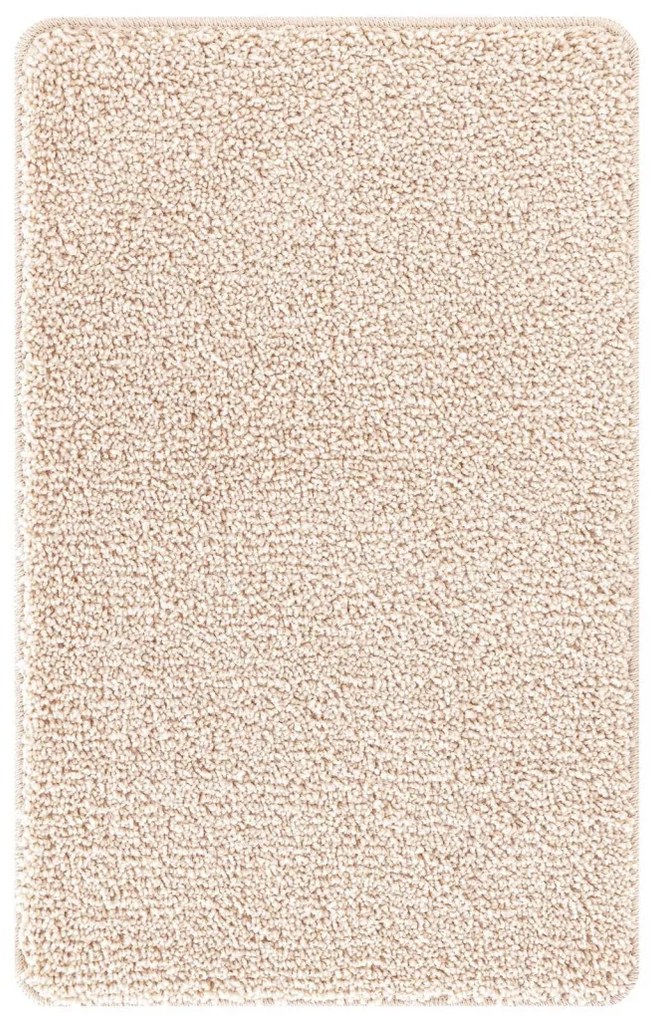 Csúszásmentes Fürdőszőnyeg Krém 60 x 90 cm PP