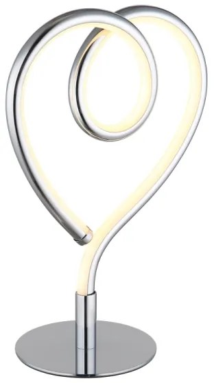 Globo 28054C - LED Asztali lámpa AMORE LED/6W/230V fényezett króm