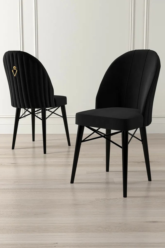 Ritim Black étkezőszék szett, 6 db
