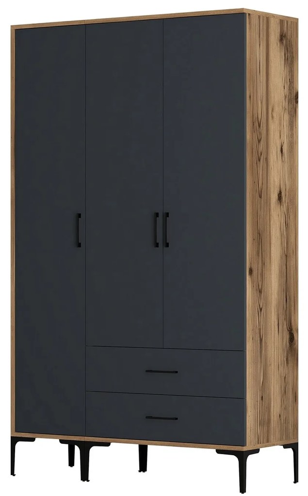 Ruhásszekrény Kiara ST (dió + antracit). 1088344