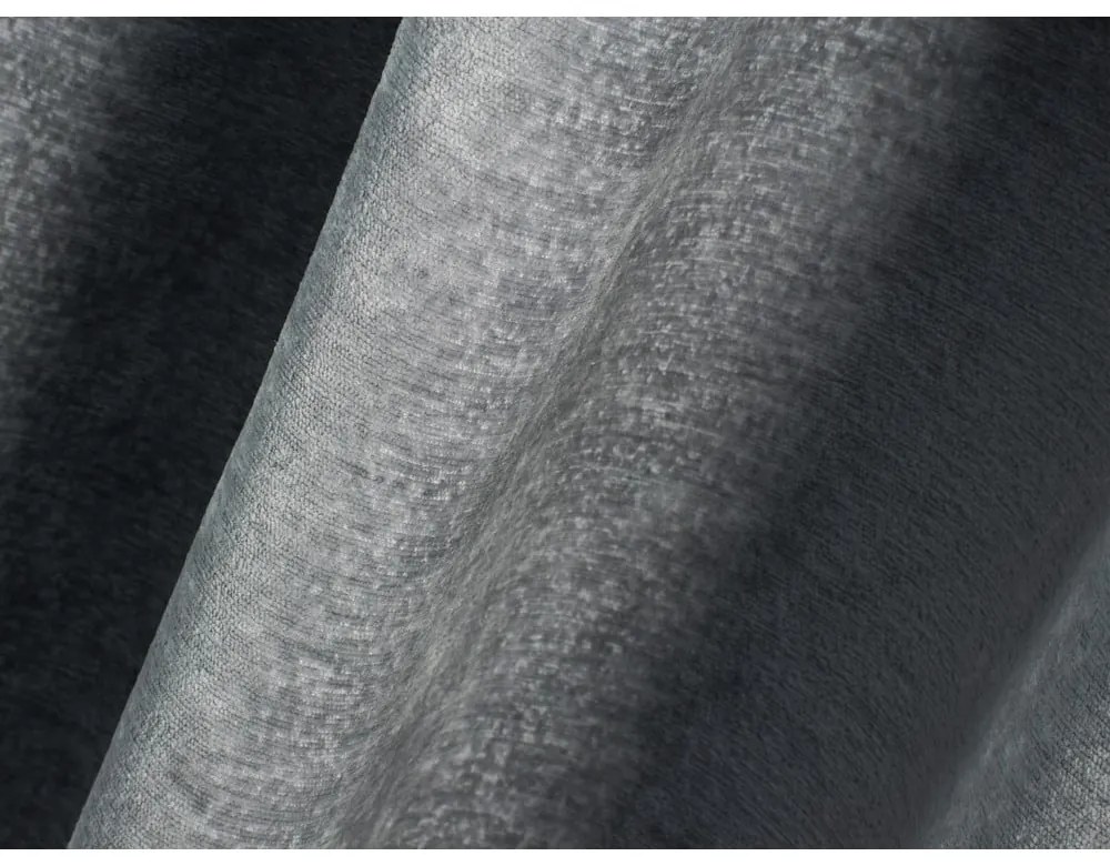 Szürke kárpitozott ágyneműtartós franciaágy ágyráccsal 160x200 cm Lupine – Micadoni Home