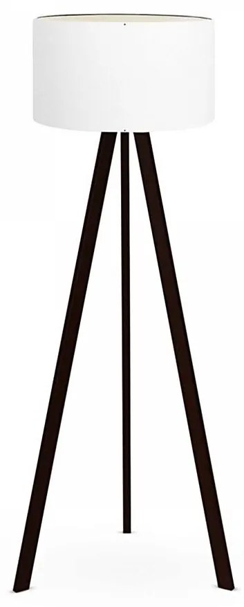 Állólámpa AYD 1xE27/60W/230V fehér/barna