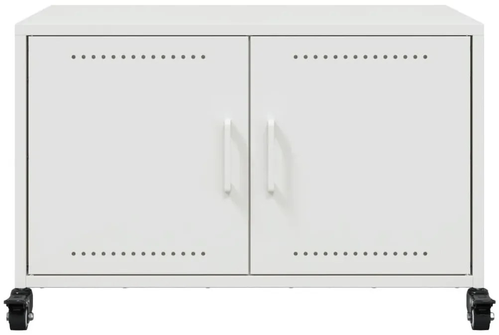 fehér acél TV-szekrény 68 x 39 x 43,5 cm
