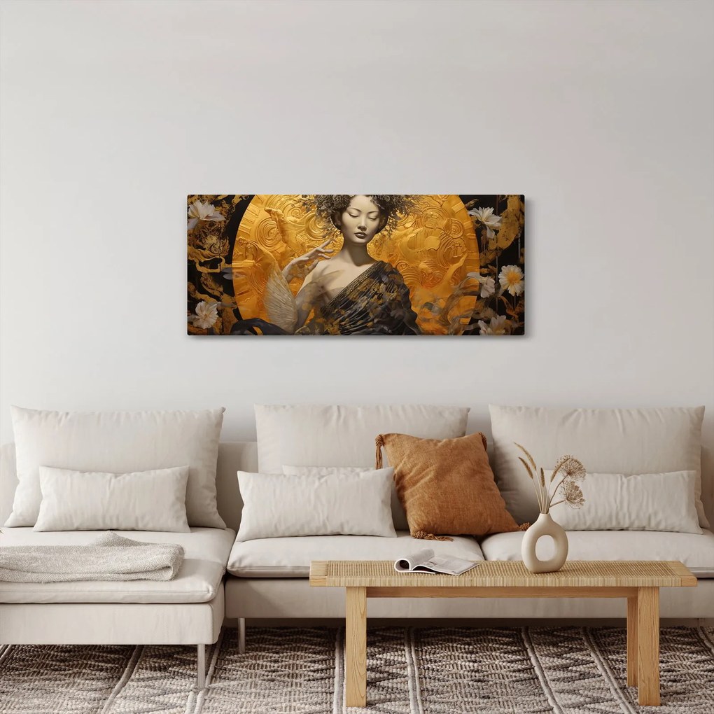 Kép - Japán hölgy (120x50 cm)